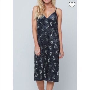 Knot Sisters Patsy Velvet Floral Dress